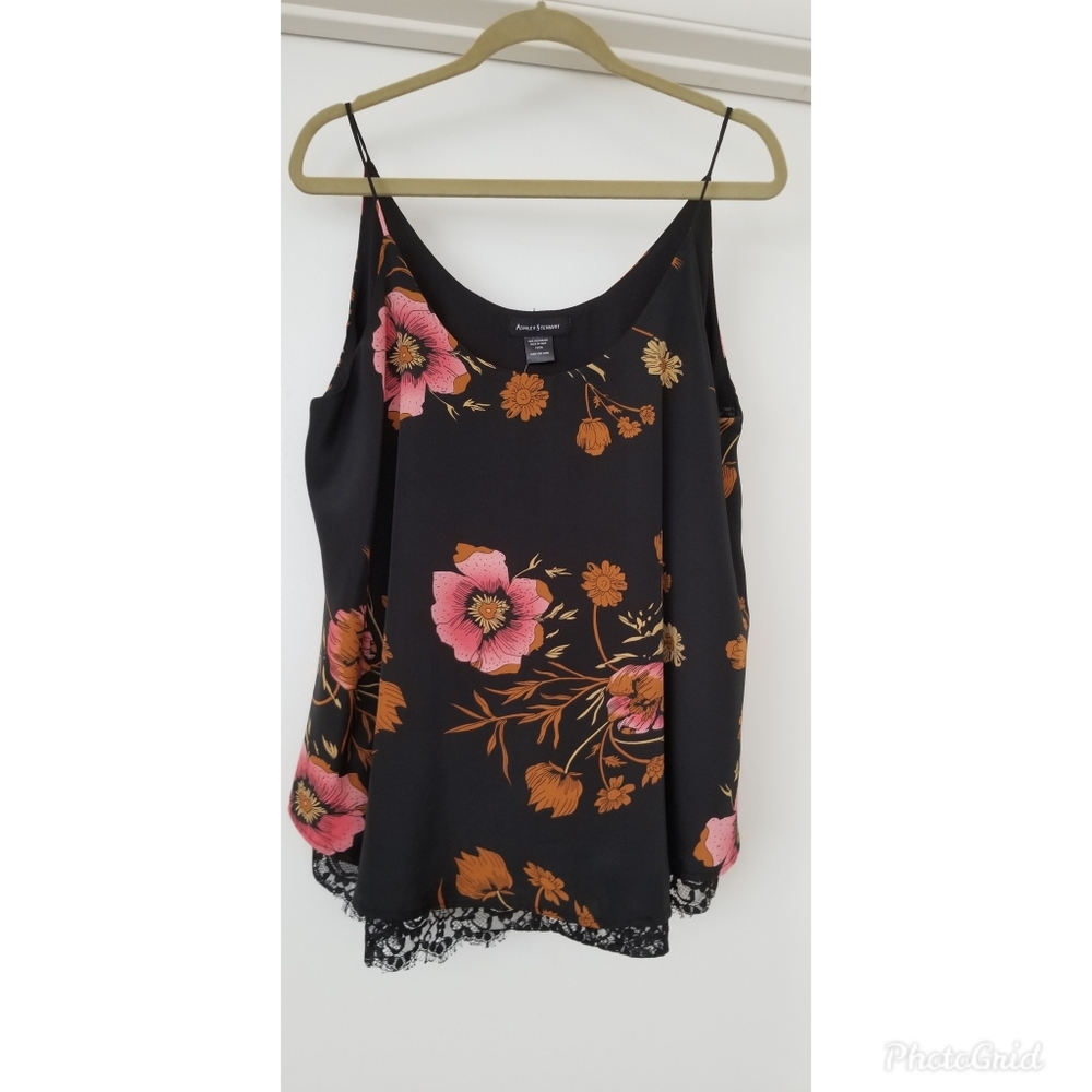 Ashley Stewart Plus Size Black Camisole Sz.